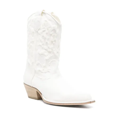 Cuban Heel Boots with Pull-Tab - Vic Matié - Modalova