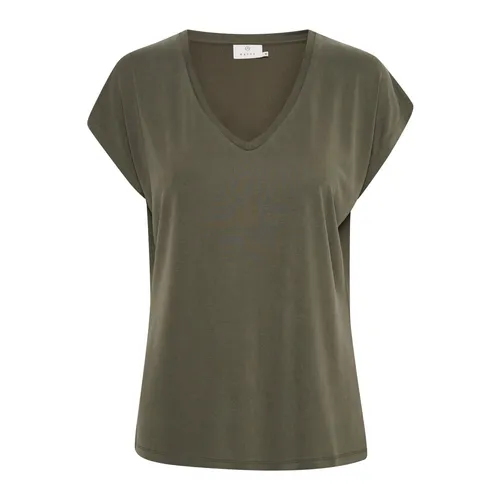 Kaffe - Tops > T-Shirts - Green - Kaffe - Modalova