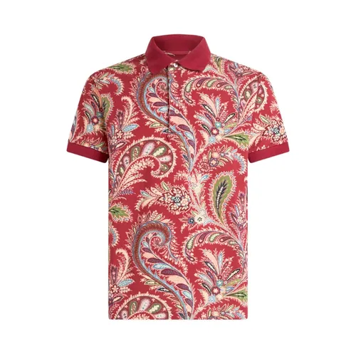 Etro - Tops > Polo Shirts - Red - Etro - Modalova