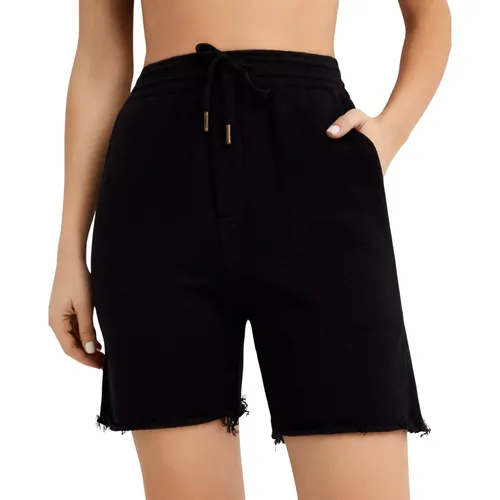 Schwarze Baumwollshorts Chris - SER.O.YA - Modalova
