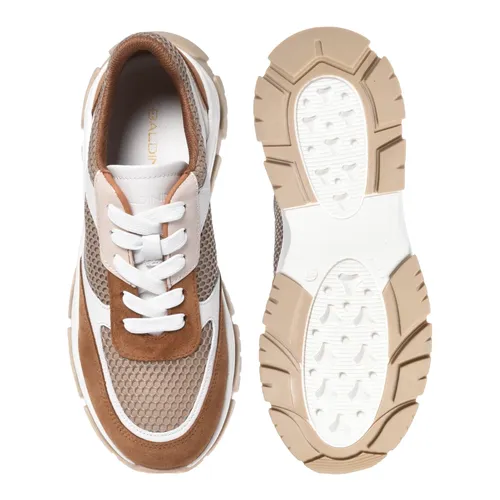 Suede and Mesh Sneaker - Baldinini - Modalova