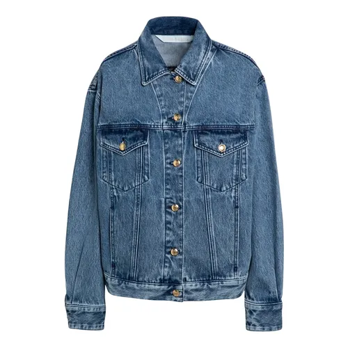 Jackets > Denim Jackets - - Palm Angels - Modalova