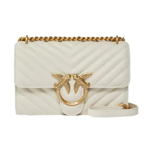 Mini Sheep Nappa Chevron Bag - Pinko - Modalova