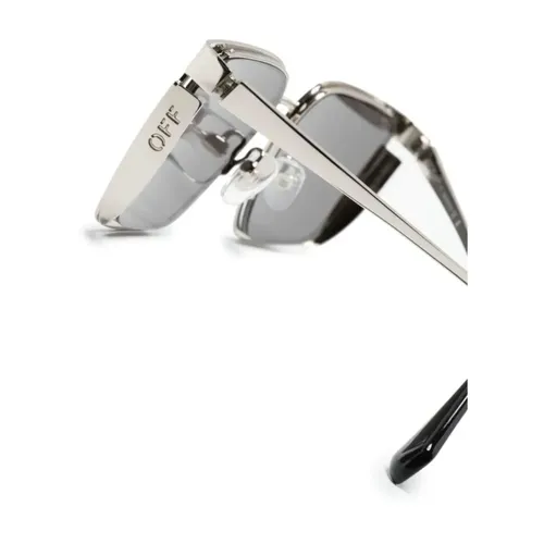 Yoder Logo Sunglasses - Off White - Modalova
