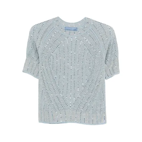 Openwork Knit Top - Ermanno Scervino - Modalova