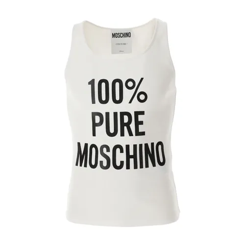 Tops > Sleeveless Tops - - Moschino - Modalova