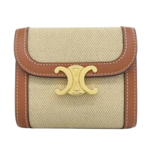 Pre-owned Vintage Canvas Wallet - Celine Vintage - Modalova