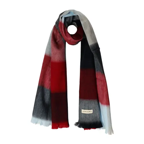 Blocked Scarf - Alpaca Loca - Modalova