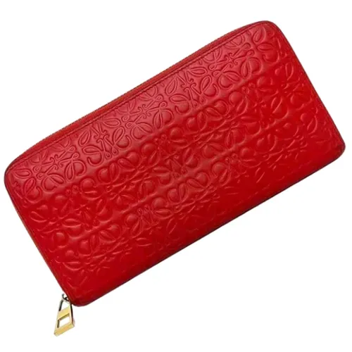 Pre-owned Leather wallets - Loewe Pre-owned - Modalova