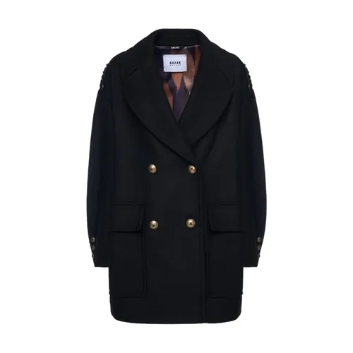 Coats > Double-Breasted Coats - - Bazar Deluxe - Modalova