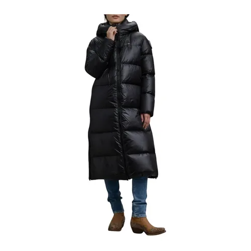 Celia Langer Puffer-Mantel - Blauer - Modalova