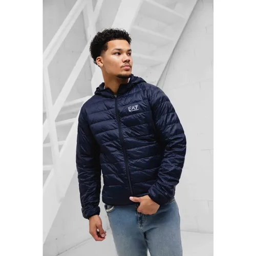 Dark Blue Jacket - Emporio Armani - Modalova
