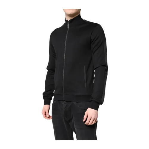 Giacca Bomber con zip e logo - Dolce & Gabbana - Modalova