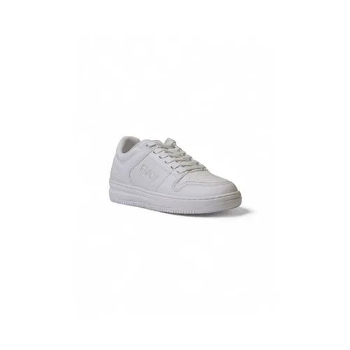 White Polyester Sneaker Stylish Comfort - Emporio Armani EA7 - Modalova