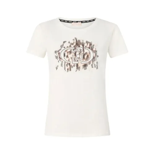 Animal Print Short Sleeve T-Shirt - Liu Jo - Modalova