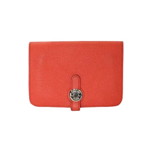 Pre-owned Leather wallets - Hermès Vintage - Modalova