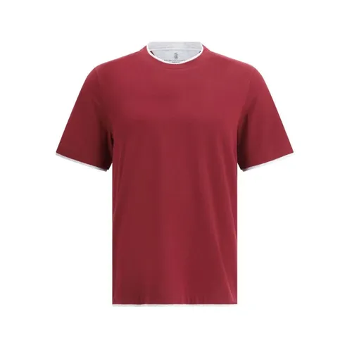 Tops > T-Shirts - - Brunello Cucinelli - Modalova