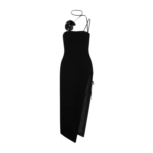 Black Halter Neck Midi Dress - David Koma - Modalova