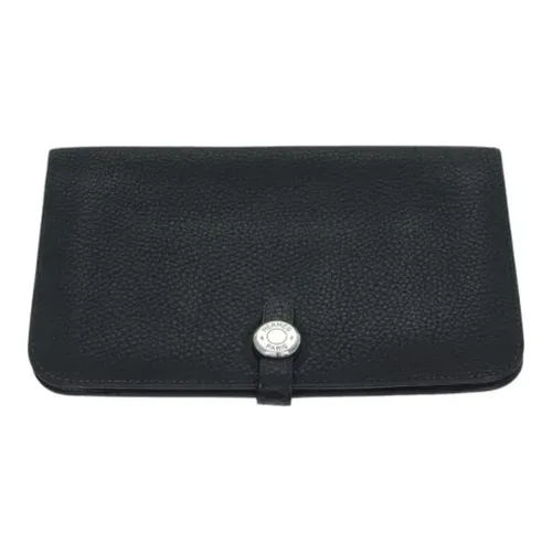 Pre-owned Leather wallets - Hermès Vintage - Modalova