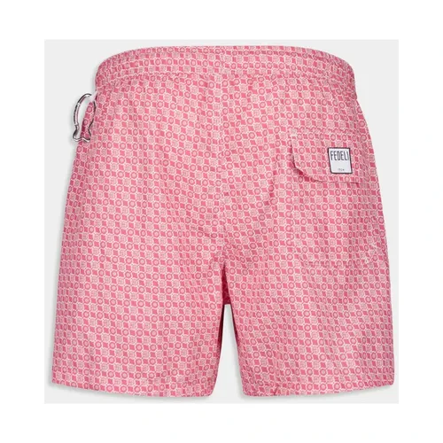 Pink Summer Swim Trunk - Fedeli - Modalova