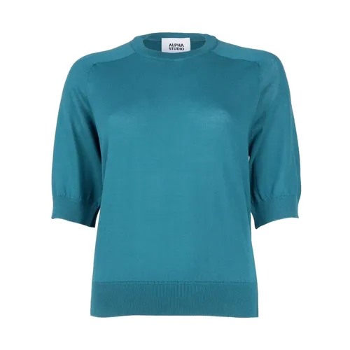 Knitwear > Round-neck Knitwear - - Alpha Studio - Modalova