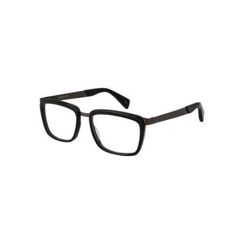 Grey Rectangle Optical Frames - Yohji Yamamoto - Modalova