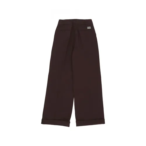 Mila Work Pant Java Brown - Obey - Modalova