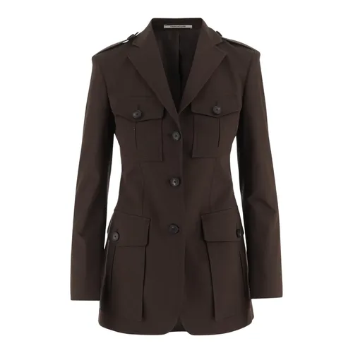 Stretch Cotton Jacket - Tagliatore - Modalova