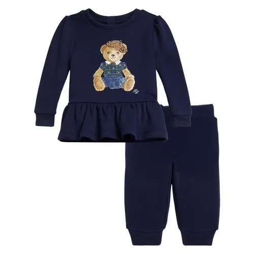 Baby Girls Polo Bear Tracksuit in Navy - Ralph Lauren - Modalova