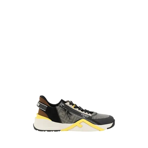 Flow Leather Sneakers - Fendi - Modalova