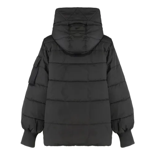 Crusca Hooded Short Down Jacket - Pinko - Modalova