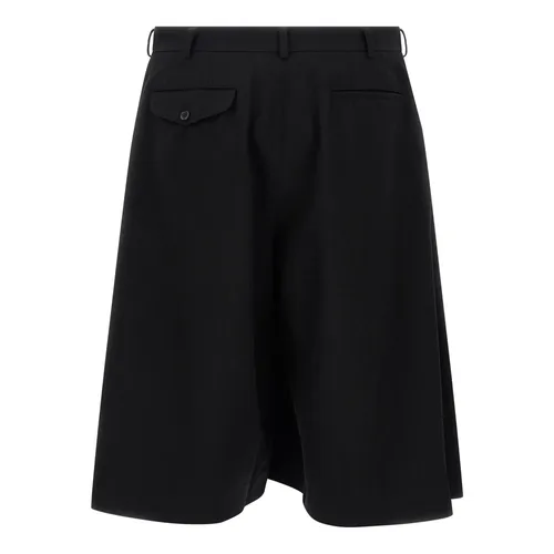 Wool Bermuda Shorts - Comme des Garçons - Modalova