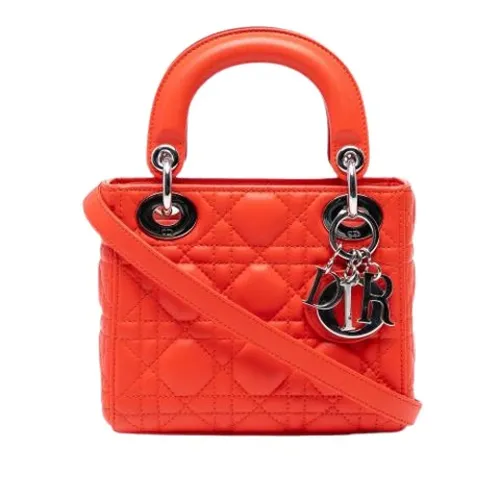 Pre-owned Vintage Leather Handbag - Dior Vintage - Modalova