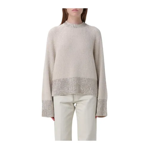 Crystal Embellished Wool Sweater - Golden Goose - Modalova