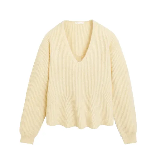 Knitwear > V-neck Knitwear - - By Malene Birger - Modalova