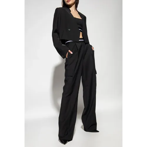 Crop top with logo - Helmut Lang - Modalova