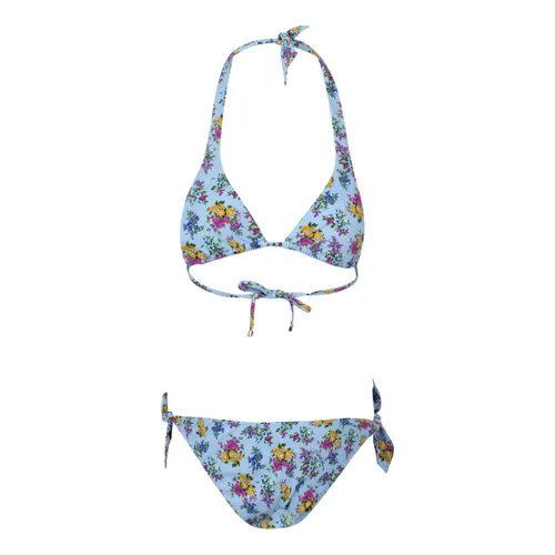 Floral Print Triangle Bikini - Dolce & Gabbana - Modalova