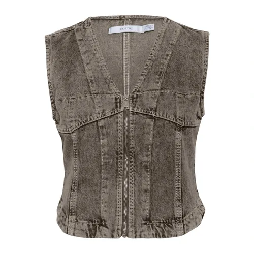 Denim Vest Greige Denim Wash - Gestuz - Modalova