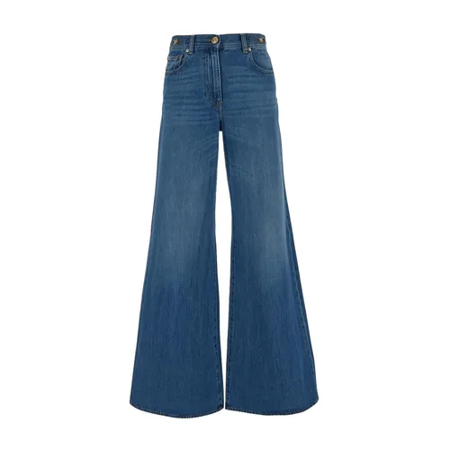 Jeans > Wide Jeans - - Versace - Modalova