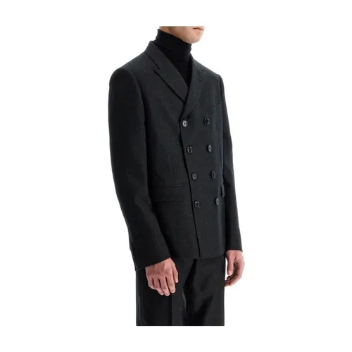Wool Blazer with Notched Lapels - Celine - Modalova