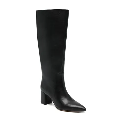 Black Leather Ankle Boots - Twinset - Modalova