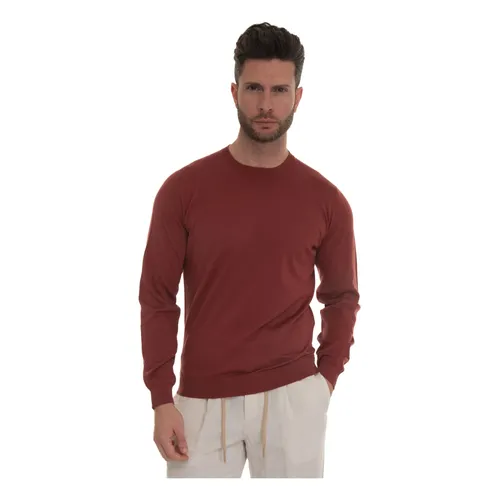 Ultralight Slim Fit Cotton Pullover - Hindustrie - Modalova