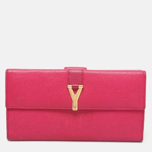 Pre-owned Leather wallets - Yves Saint Laurent Vintage - Modalova