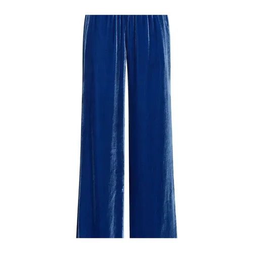 Fluid Velvet Trousers - MALIPARMI - Modalova