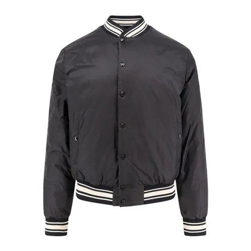 Reversible Padded Bomber Jacket - Moncler - Modalova