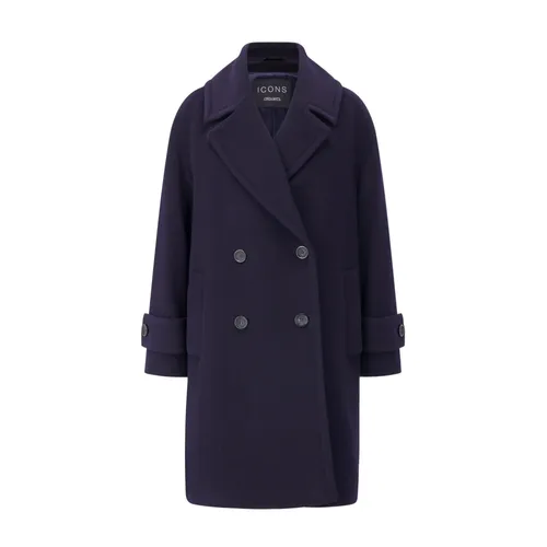 Coats > Double-Breasted Coats - - Cinzia Rocca - Modalova