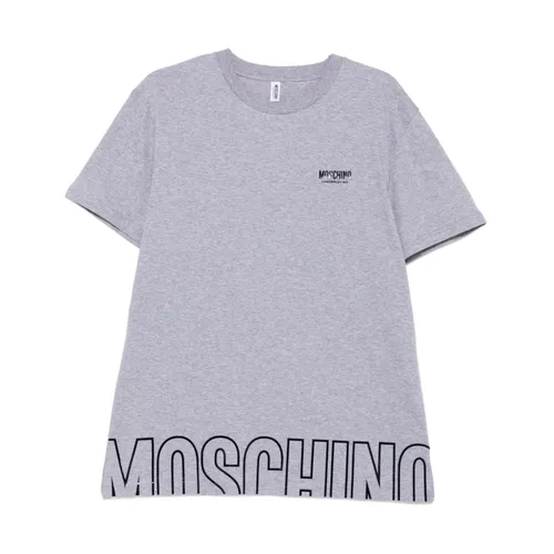 Moschino - Tops > T-Shirts - Gray - Moschino - Modalova