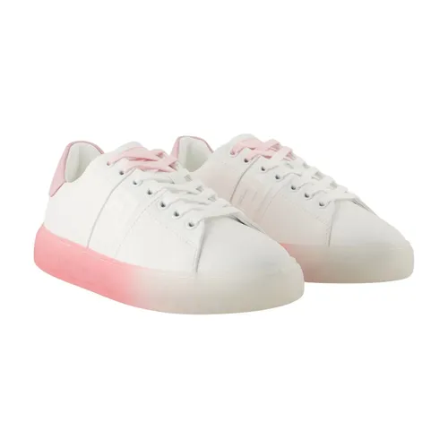 White Bio Leather Sneakers - Versace - Modalova