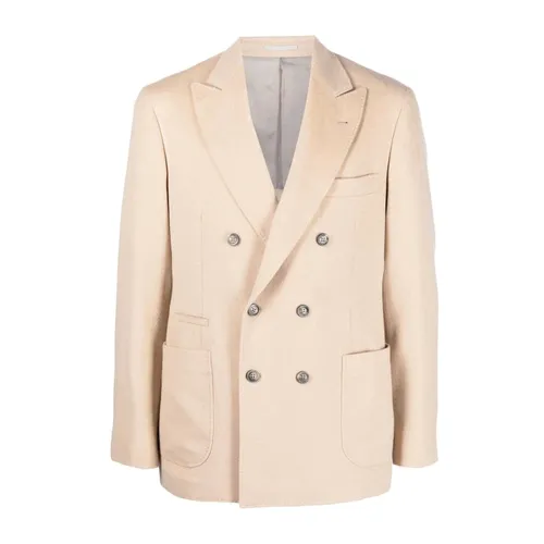 Wool Jacket - Brunello Cucinelli - Modalova