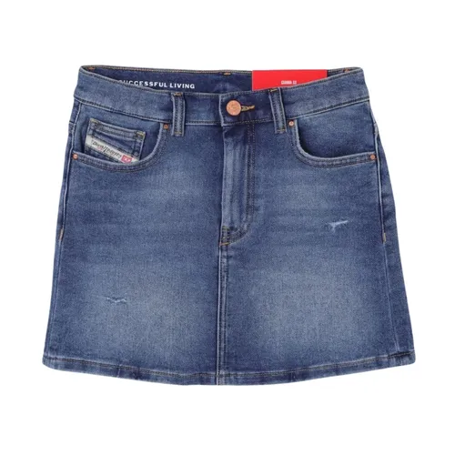 Mini Denim A-Line Skirt - Diesel - Modalova